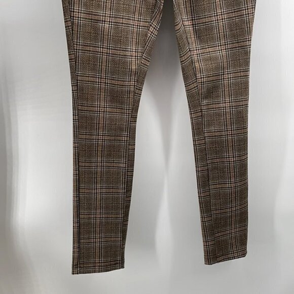 Avec les filles fall plaid trouser pants neutral Color’s fall vibe sz xs - Picture 7 of 10